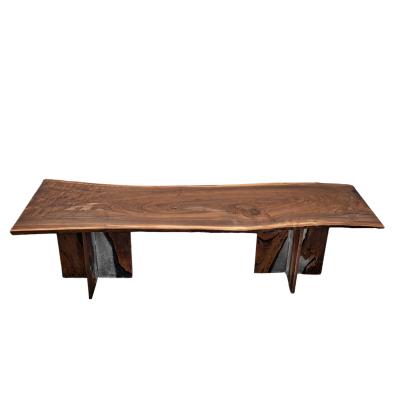 China The latest modern design natural high quality dining table environmental protection slab wood table for home and hotel for sale