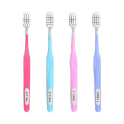 China Adult Soft Toothbrush Customized Dental Toothbrush With 10000 Bristles For Adults for sale