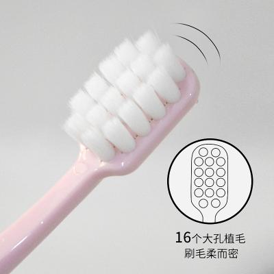 China Good Toothbrush 10000 Micro-nano 10000 Bristle Adult Bristle Disposable Micro-nano Toothbrush Cleaning Effect Ultra Soft Stiffened Toothbrush for sale