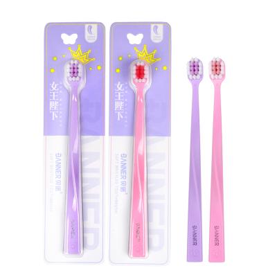 China Disposable 10000 Wide Bristle Toothbrush Ultra Soft Nano Stiffened Toothbrush For Women for sale