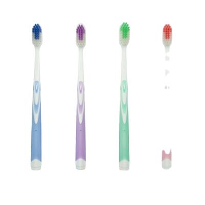 China BANNER Medium Nylon Adult Soft Two Tone Bristles Bristle Manual Toothbrush for sale