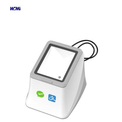 China alipay scanning size of WCMI 2d Qr A4 Code Barcode Omnidirectional Desktop Scanner Barcode Readers for sale