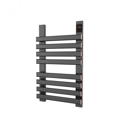 China Heater Luxury Household Stainless Steel Smart Electric Towel Rail Heater with Digital Thermostat for sale