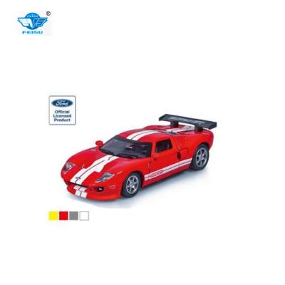 China Eco-friendly 1:32 Ford Mustang GT die cast car model pull out with sound and light alloy car model for sale