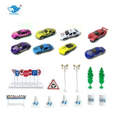 China Wholesale 1 64 Eco-friendly Mini Die Cast Cars With Accessories And Card Toy Car Model Playing Game for sale