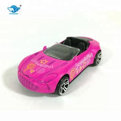 China Eco-friendly wholesale model small emulation metal toy cars of roadster for kids and collection for sale