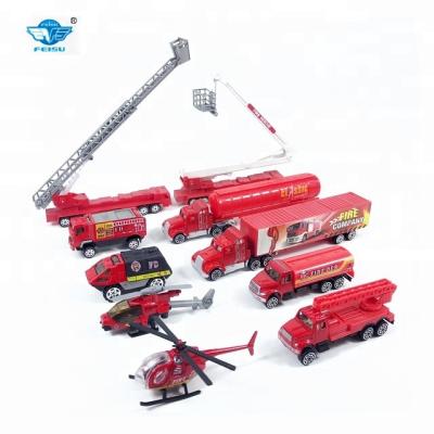 China Interesting Mini Diecarst Alloy Toy Fire Toy Car Wheel Models Eco-friendly For Kid Educational Toy for sale