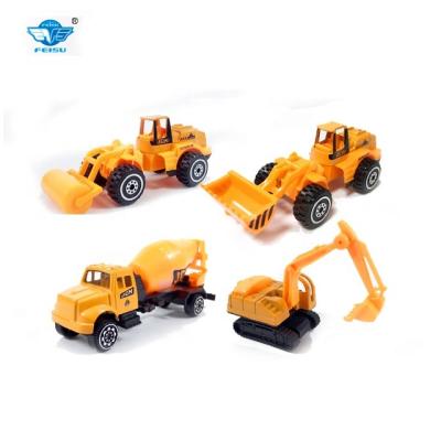 China 1:64 Small Slide Construction Car Toy Truck Metal Bulldozer Eco-friendly Toy Diecast Model Car for sale