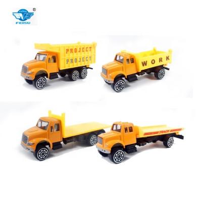 China Wholesale Free Toy Eco-Friendly Building Diecast Car Toy Truck Bulldozer Model Wheel Small Diecast Toy Vehicles for sale