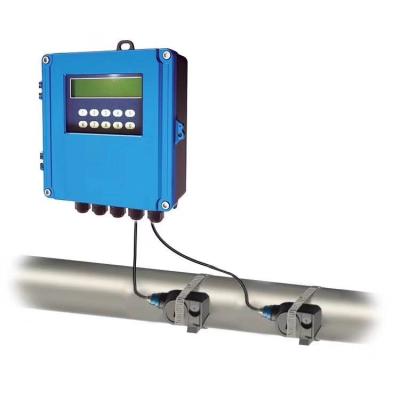 China TDS-100F5 carbon steel fixed ultrasonic flow meter, measuring tools for clamping on ultrasonic flow sensors for sale