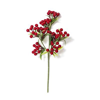 China Artificial Natural Touch Berry Branch For Christmas Customized Decoration for sale