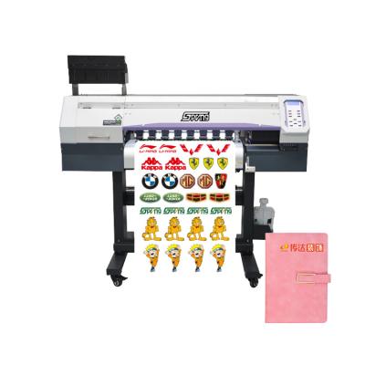 China Garment Shops CMYKW UV Dtf Film Printer With Lamination Machine for sale