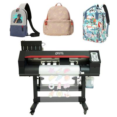 China Cheapest t-shirt fabric textile dtf printer PET film heat transfer digital sublimation 4720 main printers with flip powder machine for sale