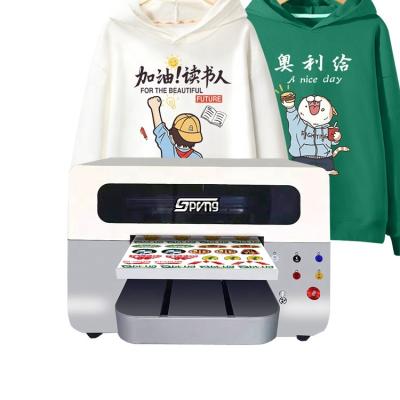 China Automatic Apparel T Shirt Spring Size A3 T-shirt Printer DTG Printer UV Printer for sale