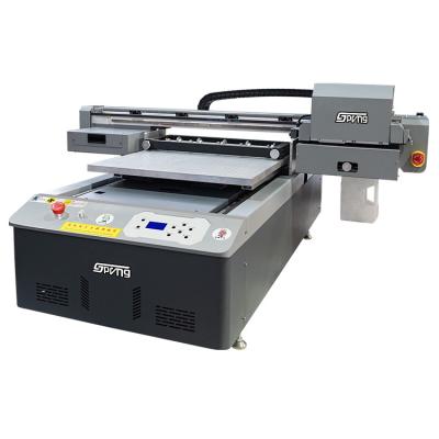 China Retail china cheapest hot sale A1 uv6090 uv led flatbed printer price cost 60x90 glass bottle tiles pen wooden box printing machine for sale