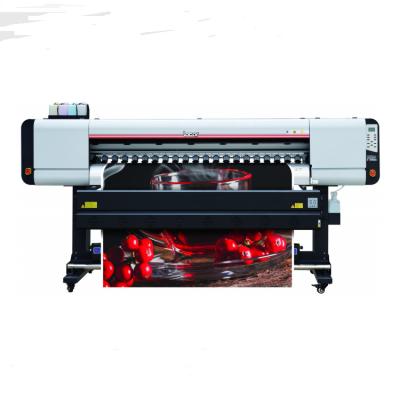 China Garment Shops Famous Brand Three Spring / Four Heads Printing Machine 1.6m 1.8m 2.5m 3.2m Printer Plotter for sale