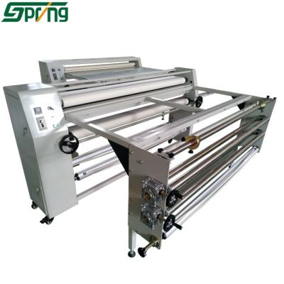 China Garment Shops Rolls Rolls High Speed ​​1.6m/5ft Wide Format Sublimation Calender Fabric Automatic Heat Press Machine for sale