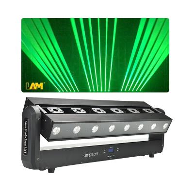 China Concerts/Wedding/Event/Nightclub/Show/Head DJ Laser Light Moving Head Sound 3in1 Beam Fat Beam Strobe Bar 6 Heads RED Color Beam Activated Dmx512 Disco Laser Light With the eye 6 for sale