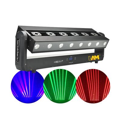 China Concerts/Wedding/Event/Night Club/Show/Green Laser Strobe 3in1 Moving Head Light Bar 6 Heads For Club 5050 3 in 1 0.3W*480PCS for sale