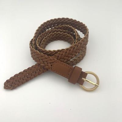 China 2020 PU women fashion belt and hand made braided belt for sale