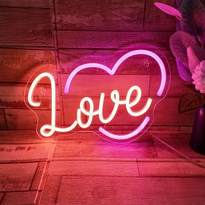 China Shops love neon sign for room decor handmade neon light for sale