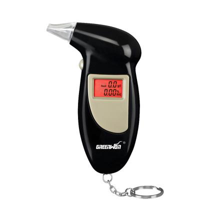 China Ahkuci Personal Testing Breath Alcohol Tester Digital LCD Display Key Chain Alcohol Breath r Digital Breathalyzer 68S for sale