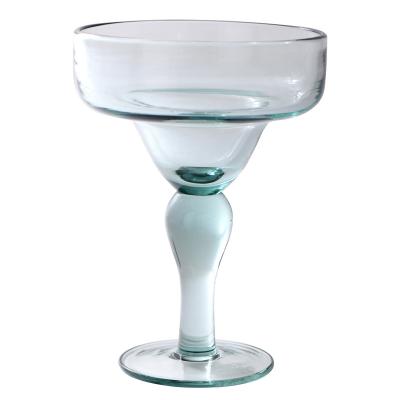 China Transport Factory Wholesale Mouthblown Mexico Style Recyleable Glass Traditional Margrita Wine Glass Tumbler for sale