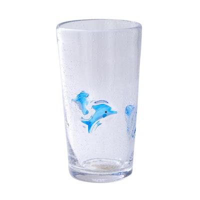 China Transportation Novelty Wholesale Customized Chip Mexico Open Rim Glass Animal Glass Tumbler Eco-friendly for sale