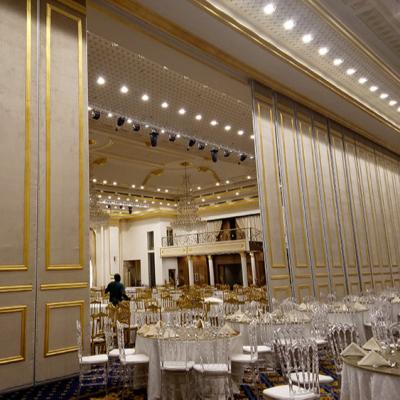 China Traditional Modular Folding Exhibition Office Hotel Partition Sound Insulation Wall Divider Convention And MDF Board for sale