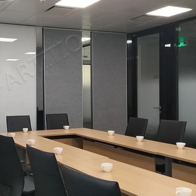 China Traditional Style Modern Floor To Ceiling Office Partitions Acoustic Slip For Conference Room Functional Panel Soundproof Movable Wall for sale