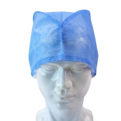 China Comfortable Medical Disposable Puffy Nonwoven PP Doctor Cap For Hospital for sale