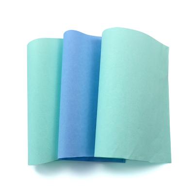 China COLORED COTTON SHEETS waterproof/disposable/flexible CREPE PAPER 45GSM WATERPROOF MEDICAL CREPE PAPER for sale