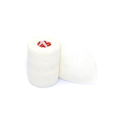 China Chinese Suppliers Medical Disposable PBT Relieving White Nonwoven Gauze Bandage Roll Cotton Bandage for sale