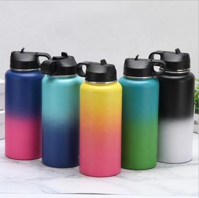 China Sustainable Sport 18oz 32oz 40oz Double Wall Vacuum Flask Stainless Steel Custom Insulated Water Bottle for sale