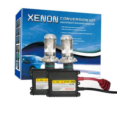 China 35w Bi Xenon h4 hid Bi xenon Conversion Headlight kits H4-3 Hi Lo Beam Lamp 6000k 8000k 3000k 4300k 10000k 12000k for sale