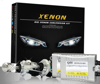 China Q55 Fast start DC 35w/55w h4 Hi Lo bixenon conversion kit bulb h4 3000k 4300K 6000k 8000k 10000k 12000k for sale