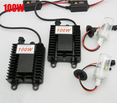 China Super Bright 100W HID Xenon Conversion kit 100W H1 H3 H4 H7 H8 H9 H11 HB3 HB4 For Automotive Headlight for sale