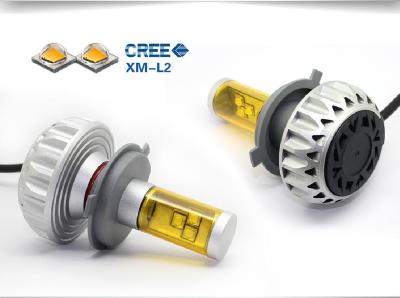 China 3S Motorcycle LED Headlight All In One LED Headlight 3000LM Cree COB Chips White for sale