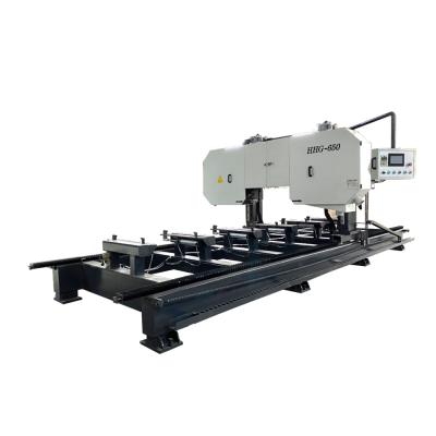 China Horizontal Woodworking Gantry Horizontal Band Saw Wood Cutting Machine Band Saw For Log Cutting for sale