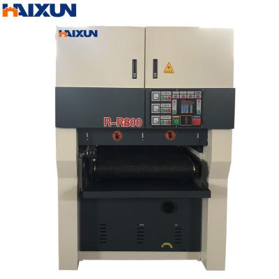 China Cabinet Door MDF Wood Preservative Plywood Timbering Calibrate Wide Belt Sander Sanding Machine For Wood for sale