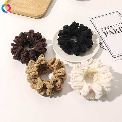 China Elastic Hair Ties for women DIANXIANG 2022 wholesale High quality knitting hair for women scrunchies elastic hair bands Elastic Hair Ties packing for sale