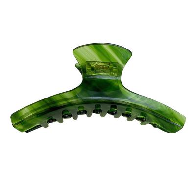 China Hair claw clips for women DIANXIANG boutique Popularity green acetate hair claw clips for women Hair Accessories for sale