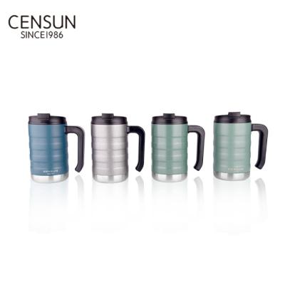 China CENSUN PORTABLE Thermos Travel Mug Office Mug Stainless Steel Tumbler for sale