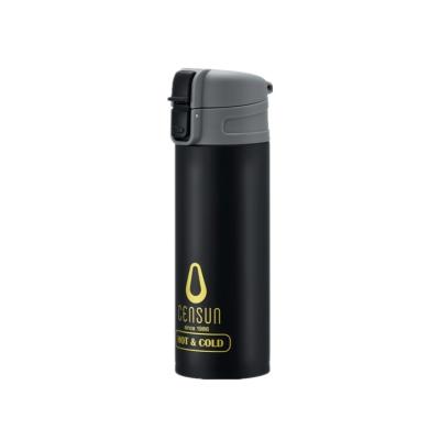 China PORTABLE Unbreakable Sports 12oz Vacuum Insulated Bottle Iron Flask With Wide Spout Lid for sale