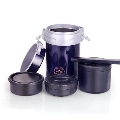 China PORTABLE Vacuum Food Bowl Container Stainless Steel Thermos Flask Wholesale Food Warmer Pot for sale