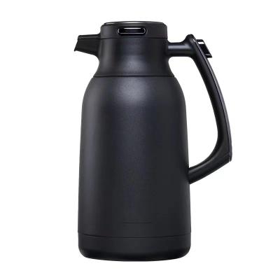 China Hot Selling Double Stored Stainless Steel Coffee Wall Portable Thermos Kettle 2L Insulated Teapot for sale