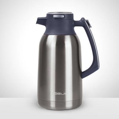 China PORTABLE Luxury Double Walled Stocked Stainless Steel Thermos Coffee Pot for sale