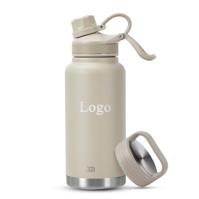 China Large PORTABLE 1000ml Vibrator Vacuum Flask Custom Logo Stainless Steel Water Bottles for sale