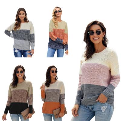 China hot Anti-wrinkle products custom knitted sweater women knitted long sweater top for women for winter for sale