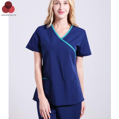 China Slim Fit 2020 Summer Hotel Work Wear Sets Women Restaurant Waiter Uniforms 2pcs Western Hotel Work Wear for sale